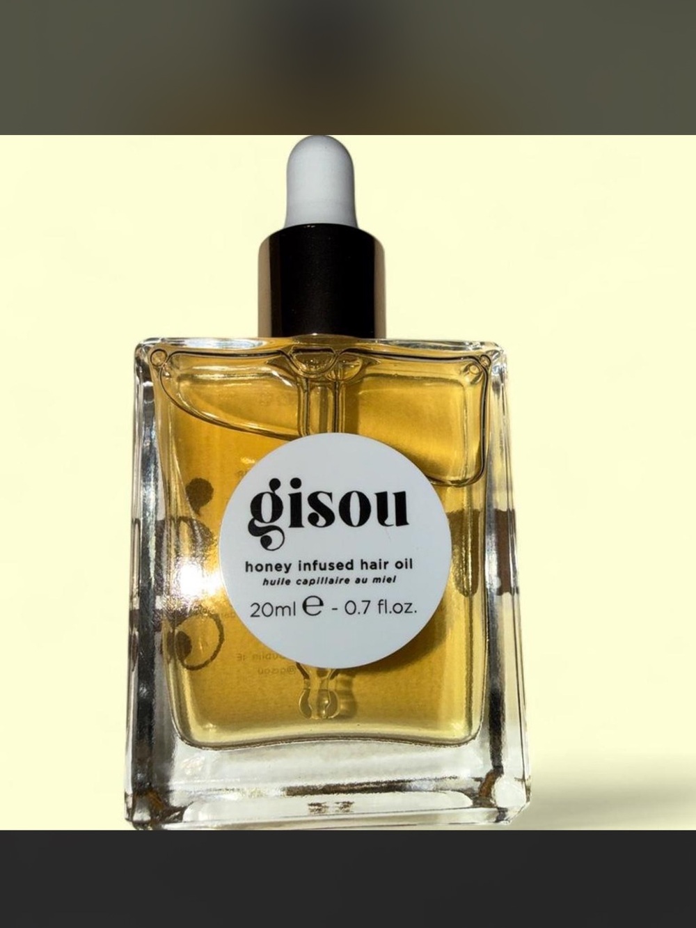 Gisou honey infused hair oil